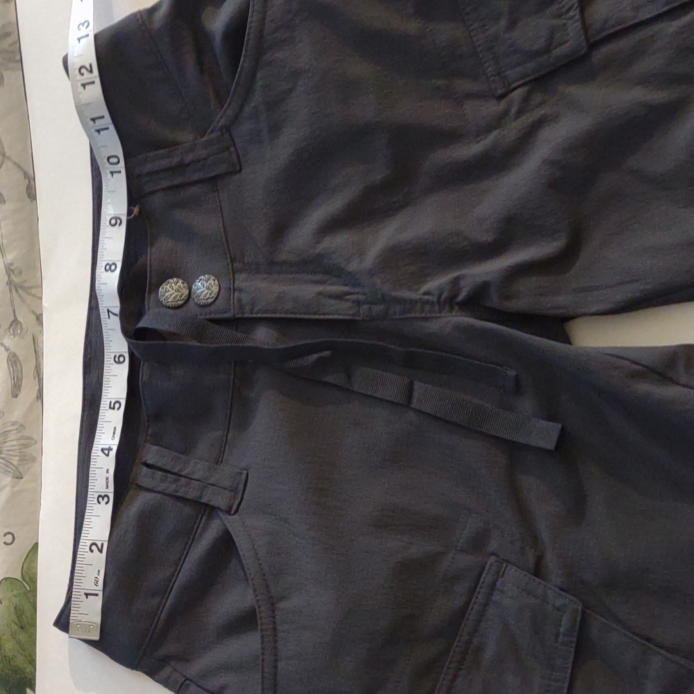 Prana Womens grey outdoor pants with zippers at knees size 0 - Picture 4 of 10